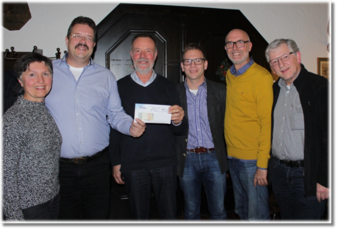 bergabe des Erlses an den Vorstand der LHP am 24.11.2016